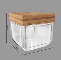 Glazen opbergpot (0,85L)