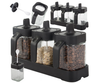 Kruidenpotje zwart (x3)