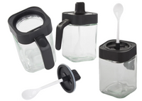 Kruidenpotje zwart (x3)