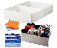 Organizer kast 2 vakken Wit