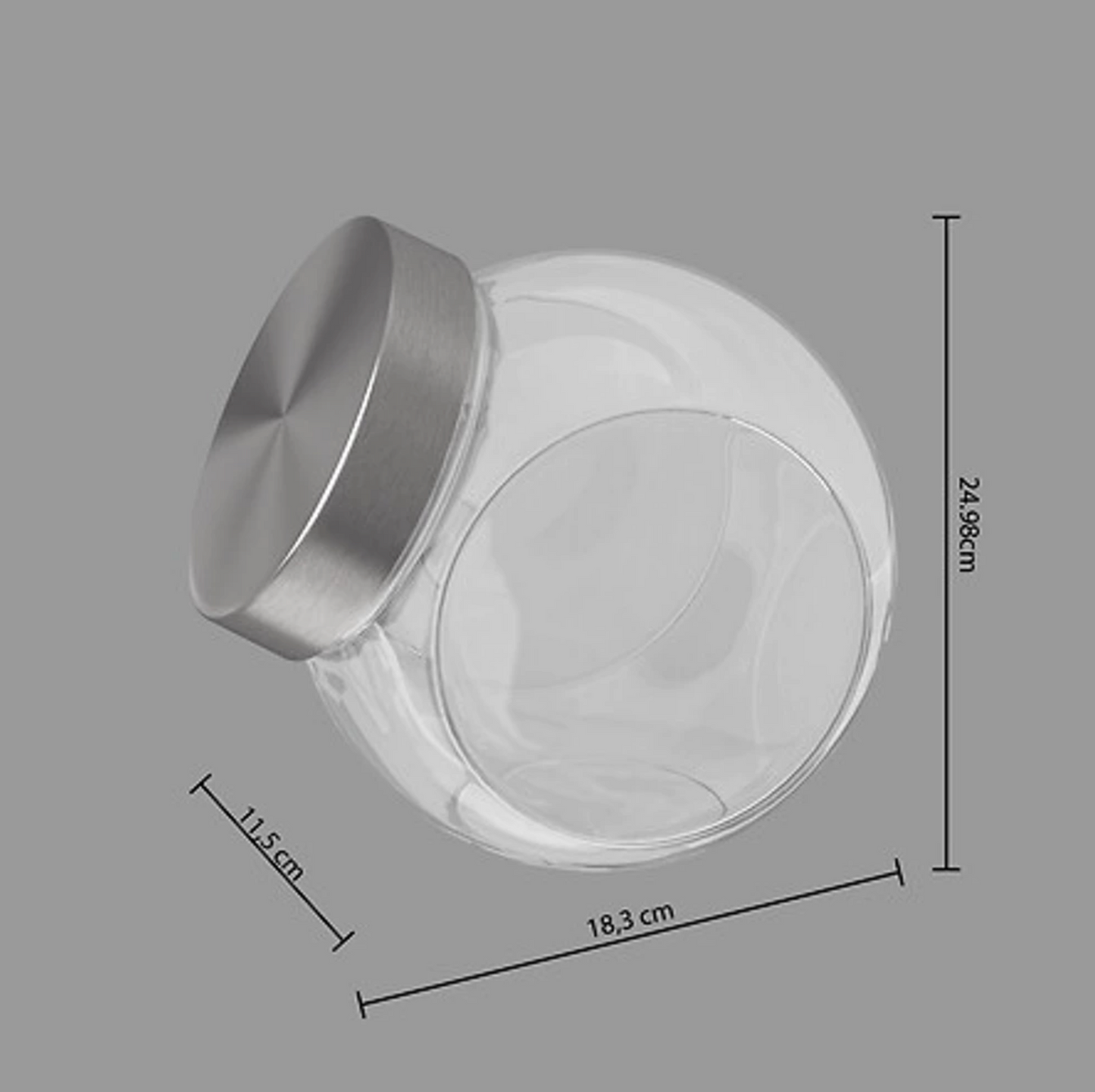Snoeppot 1,5L (Transparant)