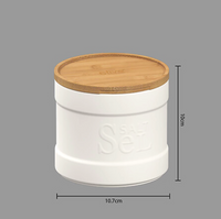 Voorraadpot Zout (Rond)