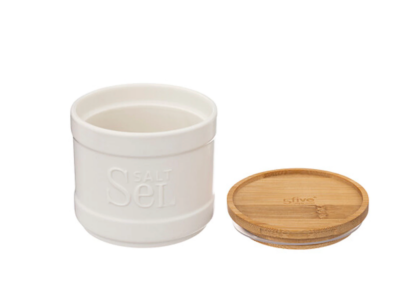 Voorraadpot Zout (Rond)